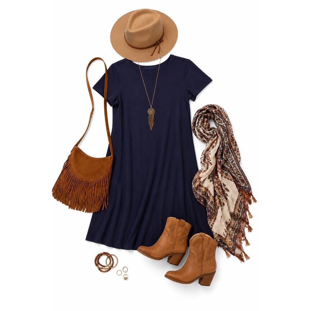Riley & Rae Navy T-Shirt Crew Neck Dress NWT XS Casual Comfy Minimalist Capsule